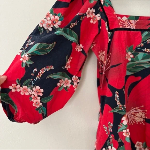 FARM RIO Jamila Floral Midi Dress Small - Picture 4 of 6